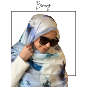 Kehribar Shawl Collection – Code 6S (Space Blue)