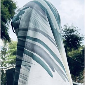 Olive Chiffon Scarf – Large 115 x 115