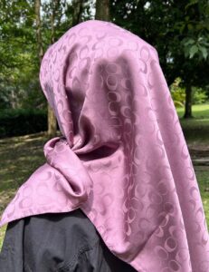 Benang Istanbul Deep Purple Rayon Scarf – Small 90x90cm Elegant Scarf