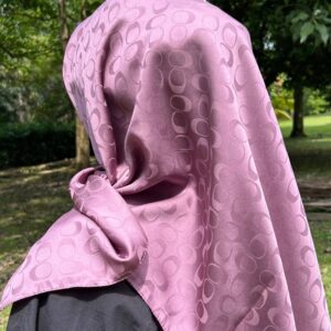 Benang Istanbul Deep Purple Rayon Scarf – Small 90x90cm Elegant Scarf