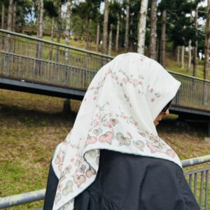 Benang Istanbul Lavender Vine Chiffon Scarf