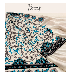 Aqua Silk Scarf – Elegant 90x90 Silk Scarf