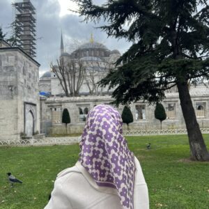 Violet Van Cleef Arpel Crystal Creep Scarf