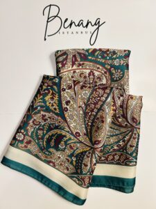 Farina Cotton Scarf – 90x90cm Small Size