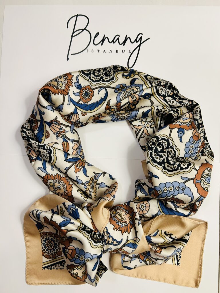 Peach Ruby Rayon Scarf – 90x90cm